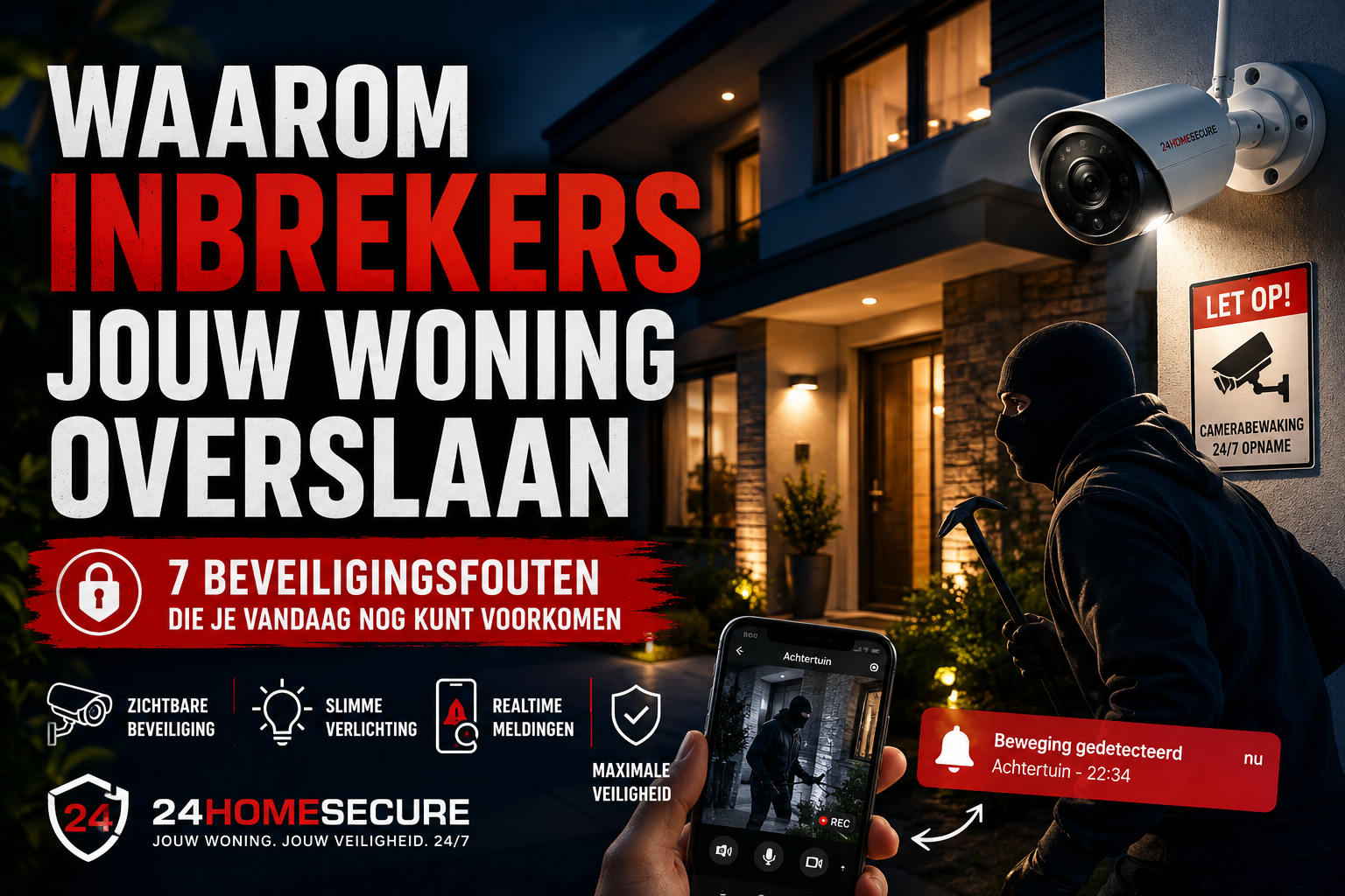 Waarom inbrekers jouw woning overslaan: 7 beveiligingsfouten die je vandaag nog kunt voorkomen