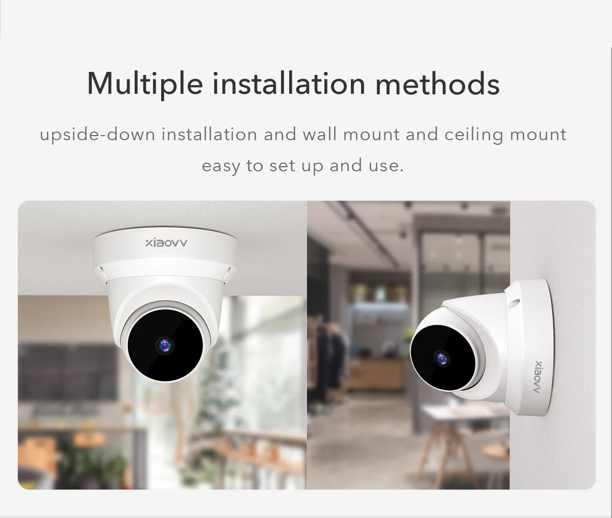 Draadloze Dome Beveiligingscamera – 3MP | 360° Pan & Tilt | Bewegingsdetectie