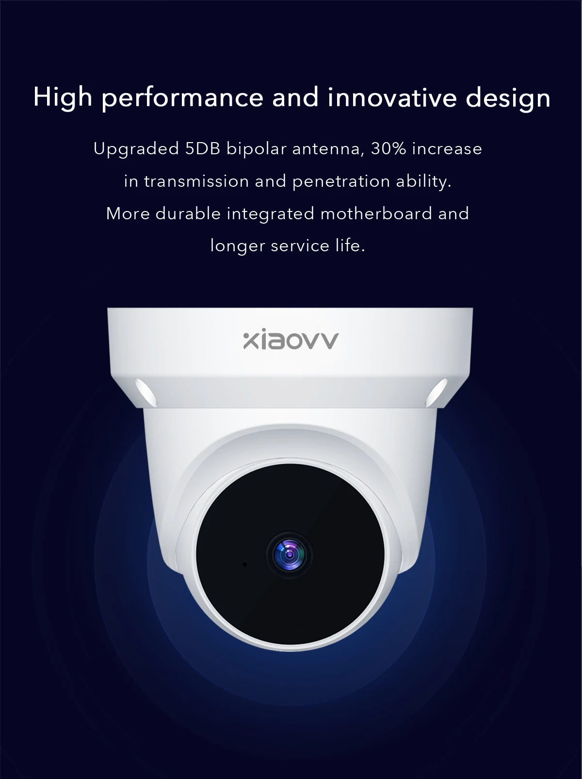 Draadloze Dome Beveiligingscamera – 3MP | 360° Pan & Tilt | Bewegingsdetectie