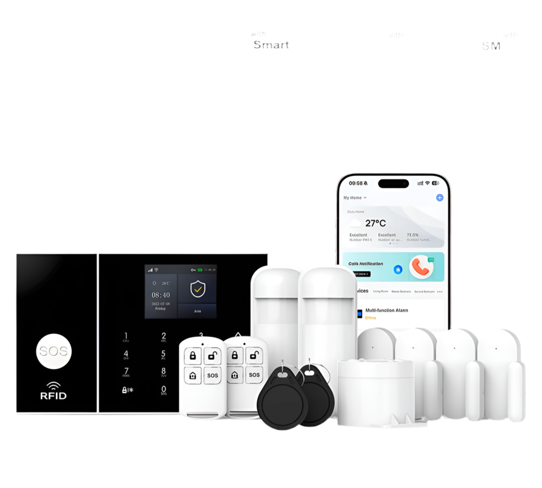 Draadloos Smart Home Alarmsysteem – Complete Beveiliging voor Thuis