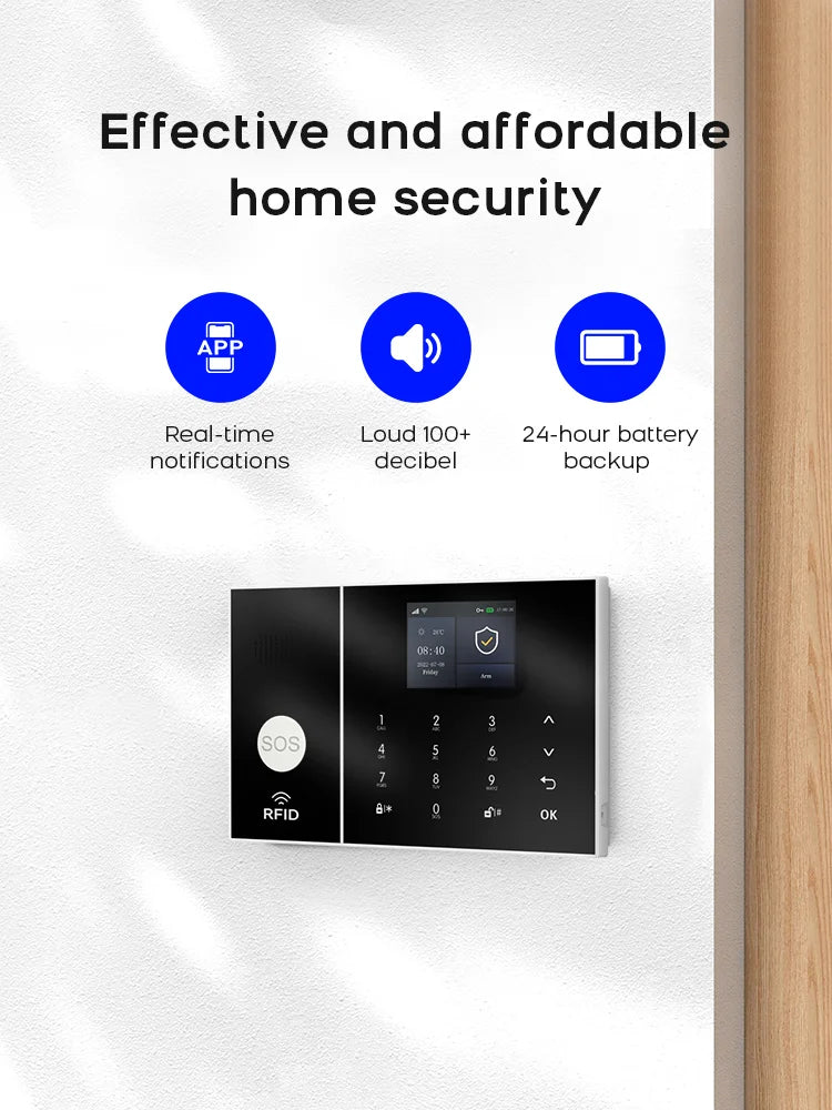 Draadloos Smart Home Alarmsysteem – Complete Beveiliging voor Thuis