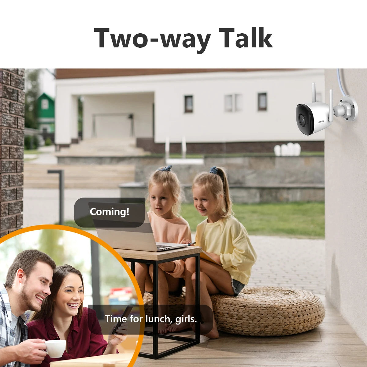 Imou Bullet 3C – 5MP Outdoor Beveiligingscamera | Krachtige AI-detectie &amp; Haarscherp Beeld