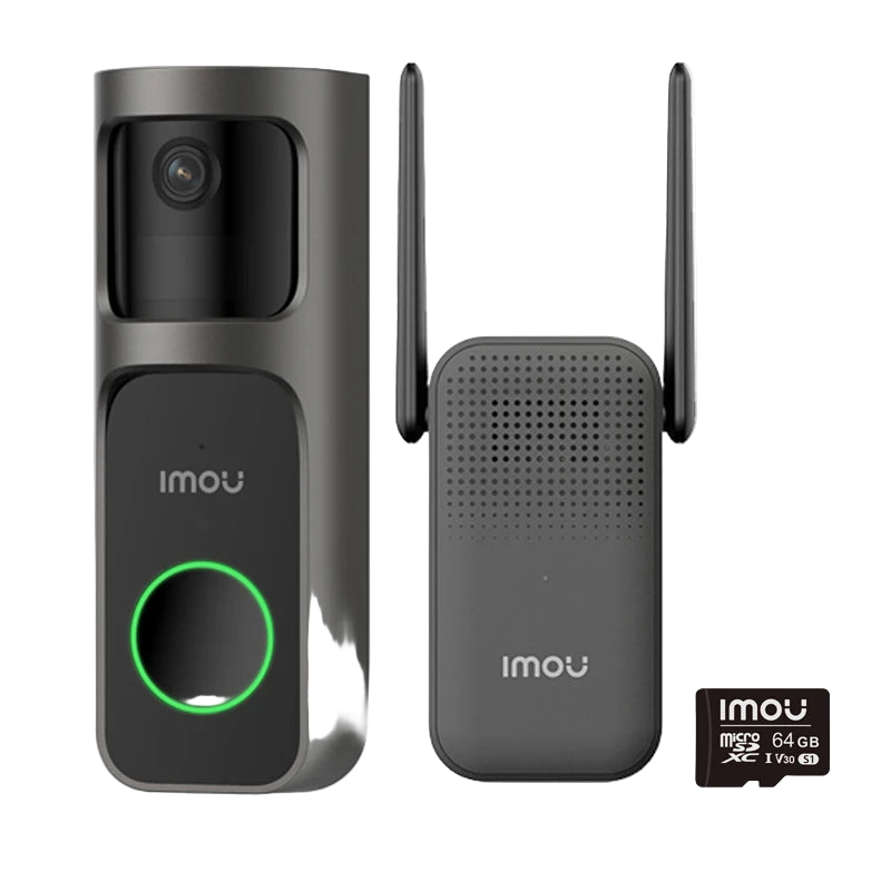 Imou 3MP Slimme Video Deurbel met Chime – Veiligheid Zonder Abonnementskosten
