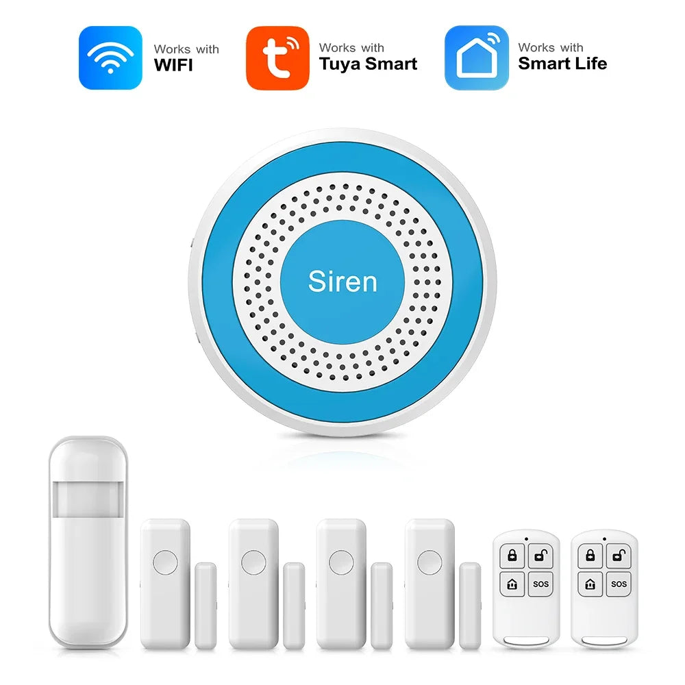 Alarmsysteem – Slimme Beveiliging met App-bediening | Werkt met Alexa & Tuya
