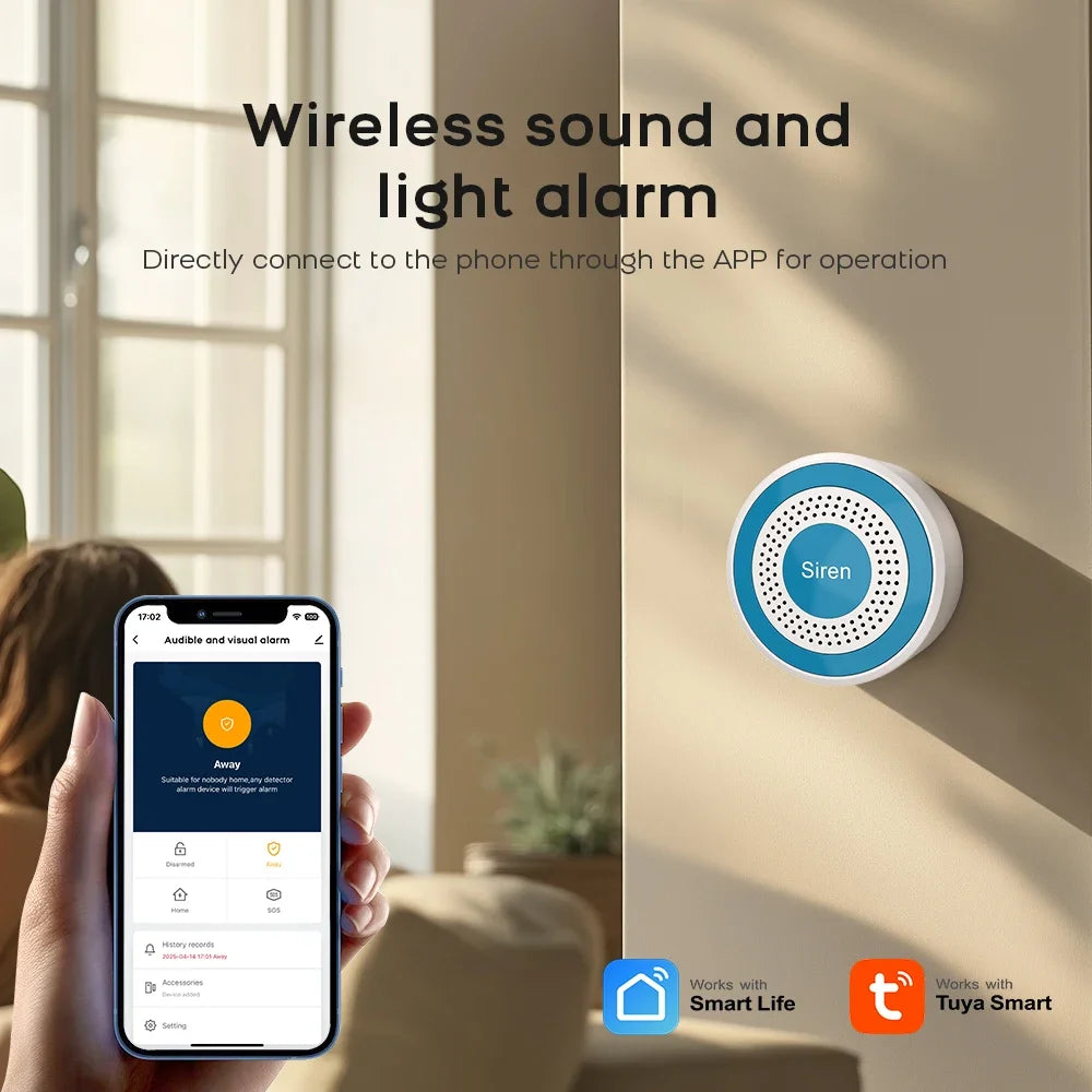 Alarmsysteem – Slimme Beveiliging met App-bediening | Werkt met Alexa & Tuya