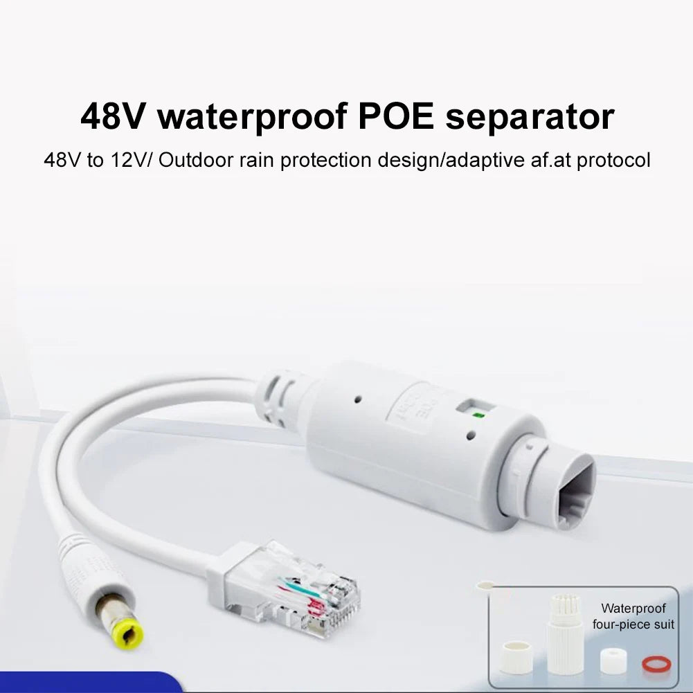 PoE Splitter Adapter | Voor Beveiligingscamera's zonder PoE-ondersteuning