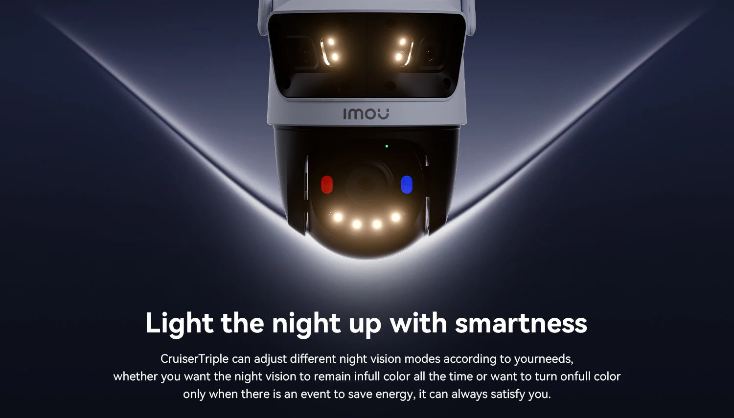 IMOU Cruiser Dual Beveiligingscamera – 8MP Outdoor WiFi Camera met AI Detectie &amp; Nachtzicht