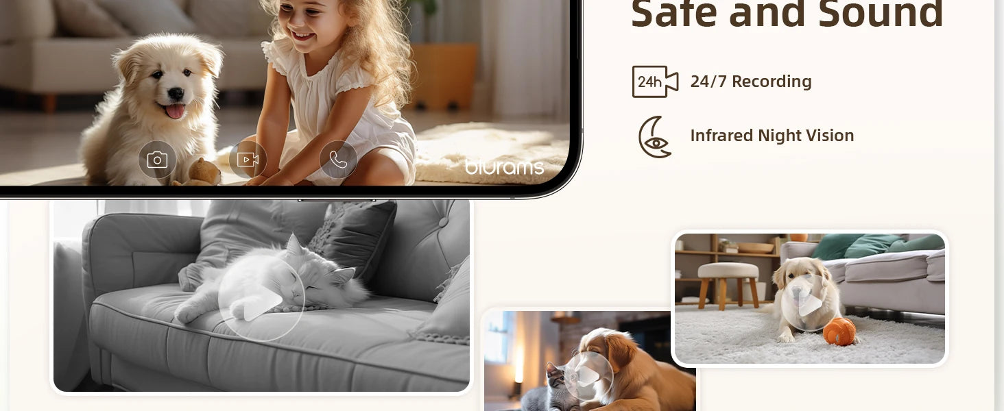 Beveiligingscamera (3MP) – Camera van 24HOMESECURE