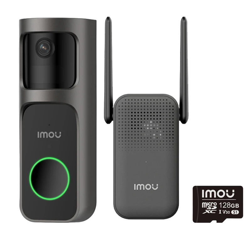 Imou 3MP Slimme Video Deurbel met Chime – Veiligheid Zonder Abonnementskosten
