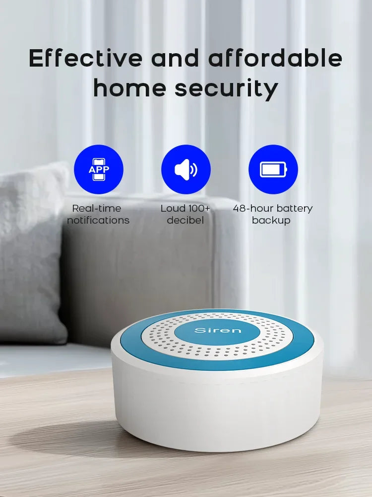 Alarmsysteem – Slimme Beveiliging met App-bediening | Werkt met Alexa & Tuya