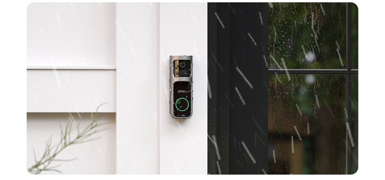 Imou 3MP Slimme Video Deurbel met Chime – Veiligheid Zonder Abonnementskosten