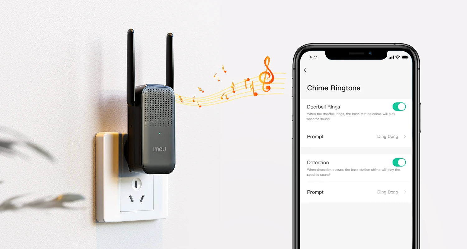 Imou 3MP Slimme Video Deurbel met Chime – Veiligheid Zonder Abonnementskosten