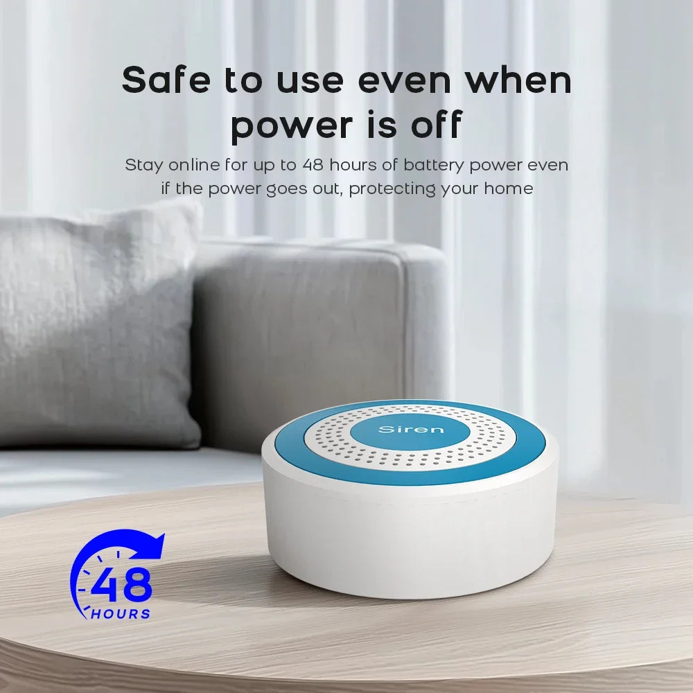 Alarmsysteem – Slimme Beveiliging met App-bediening | Werkt met Alexa & Tuya