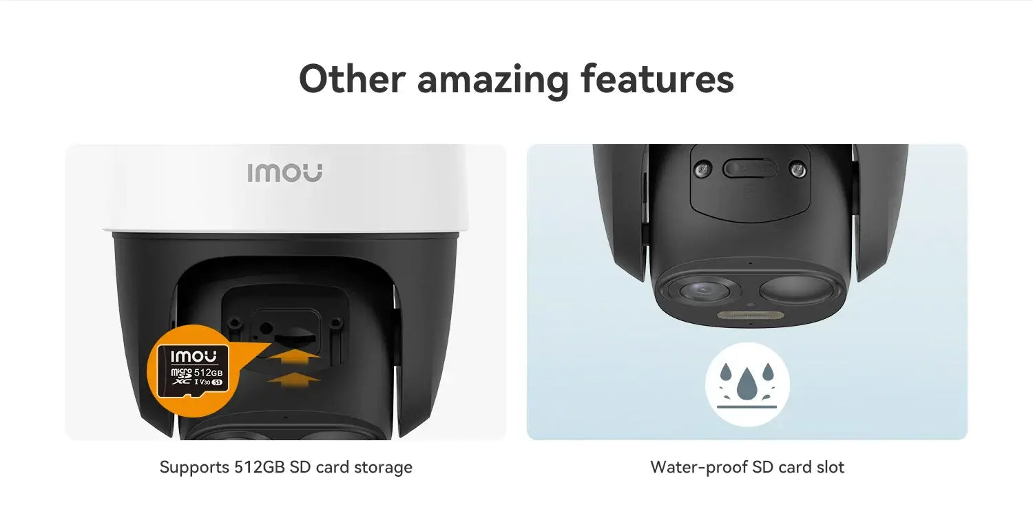 IMOU Cruiser PT Kit Beveiligingscamera – 360° Outdoor Wifi Camera met Nachtzicht &amp; AI Detectie