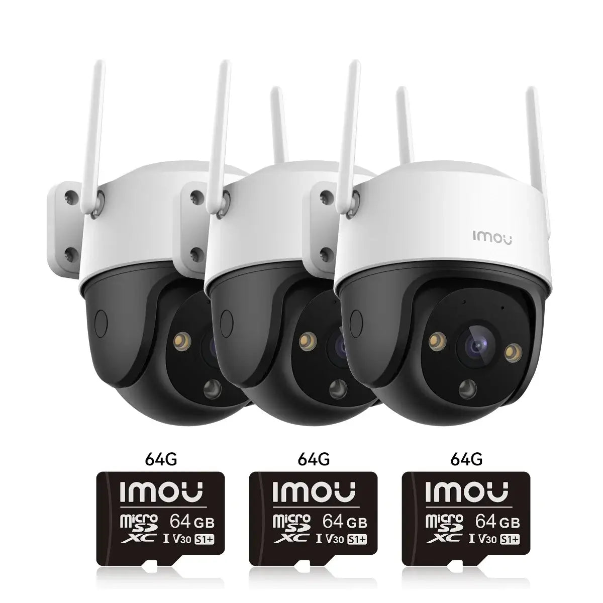 Complete Beveiligingsset met 3 Camera’s (IMOU Cruiser SE+)