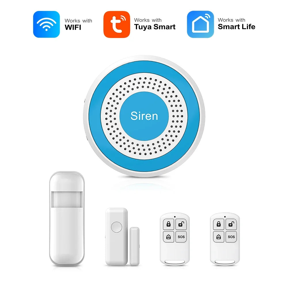 Alarmsysteem – Slimme Beveiliging met App-bediening | Werkt met Alexa & Tuya
