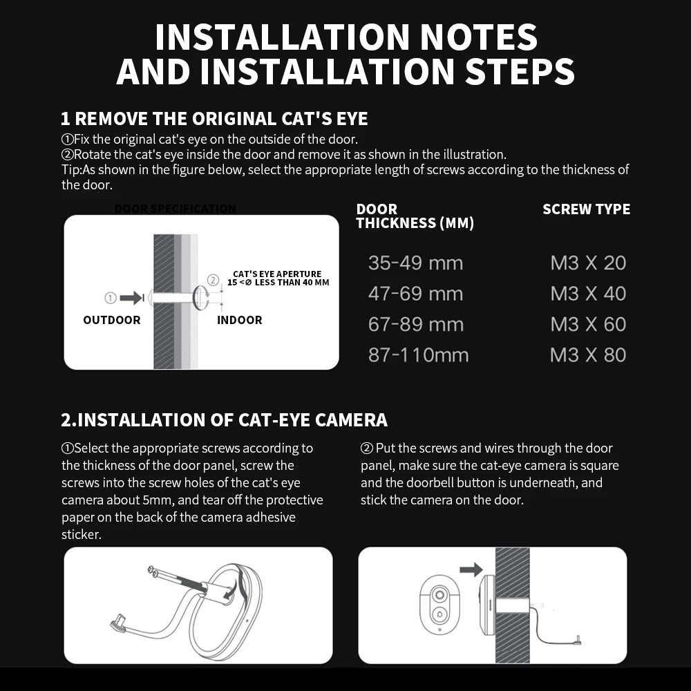Xiaomi Smart Cat Eye 2 – Slimme Video Deurbel met 5” Display