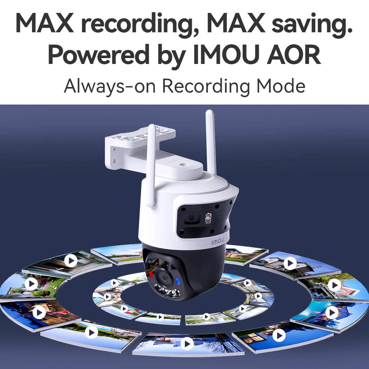 IMOU Cruiser Dual Beveiligingscamera – 8MP Outdoor WiFi Camera met AI Detectie &amp; Nachtzicht