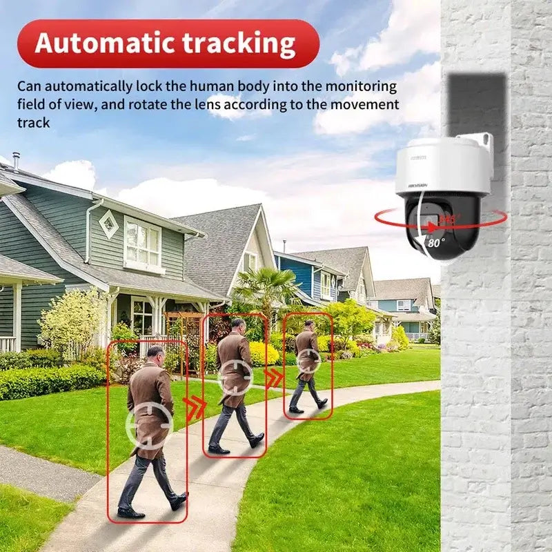 Hikvision 4MP IP Camera met Audio, Nachtzicht 30m en IP66 – Beveiligingscamera Buiten