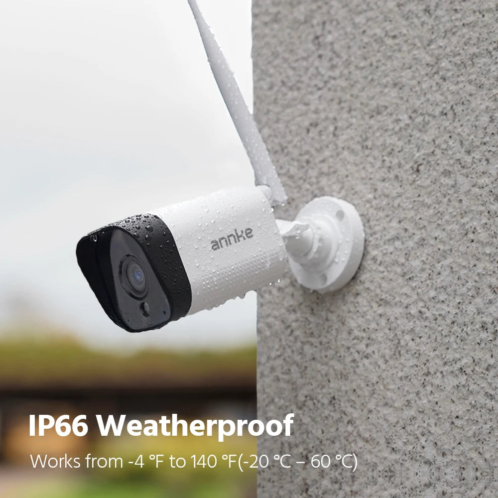 Draadloos 4-Kanaals Beveiligingssysteem met 2K FHD – Slimme Beveiliging voor Thuis en Bedrijf