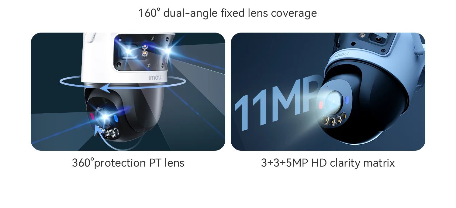 IMOU Cruiser Dual Beveiligingscamera – 8MP Outdoor WiFi Camera met AI Detectie &amp; Nachtzicht