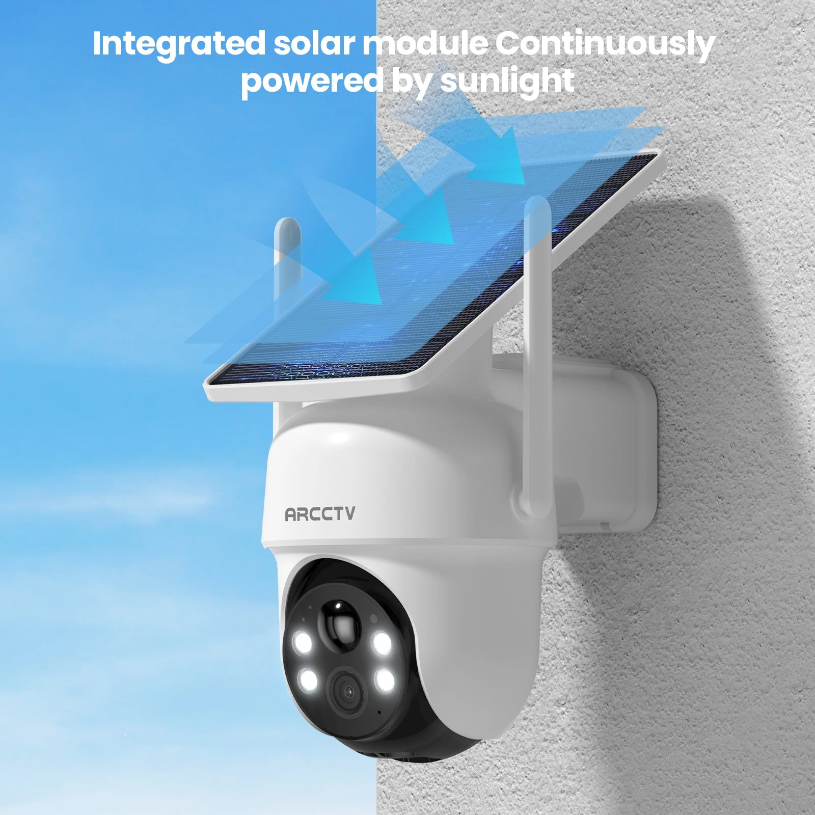 24HS Solar Camera Systeem – Set van 4 Camera’s