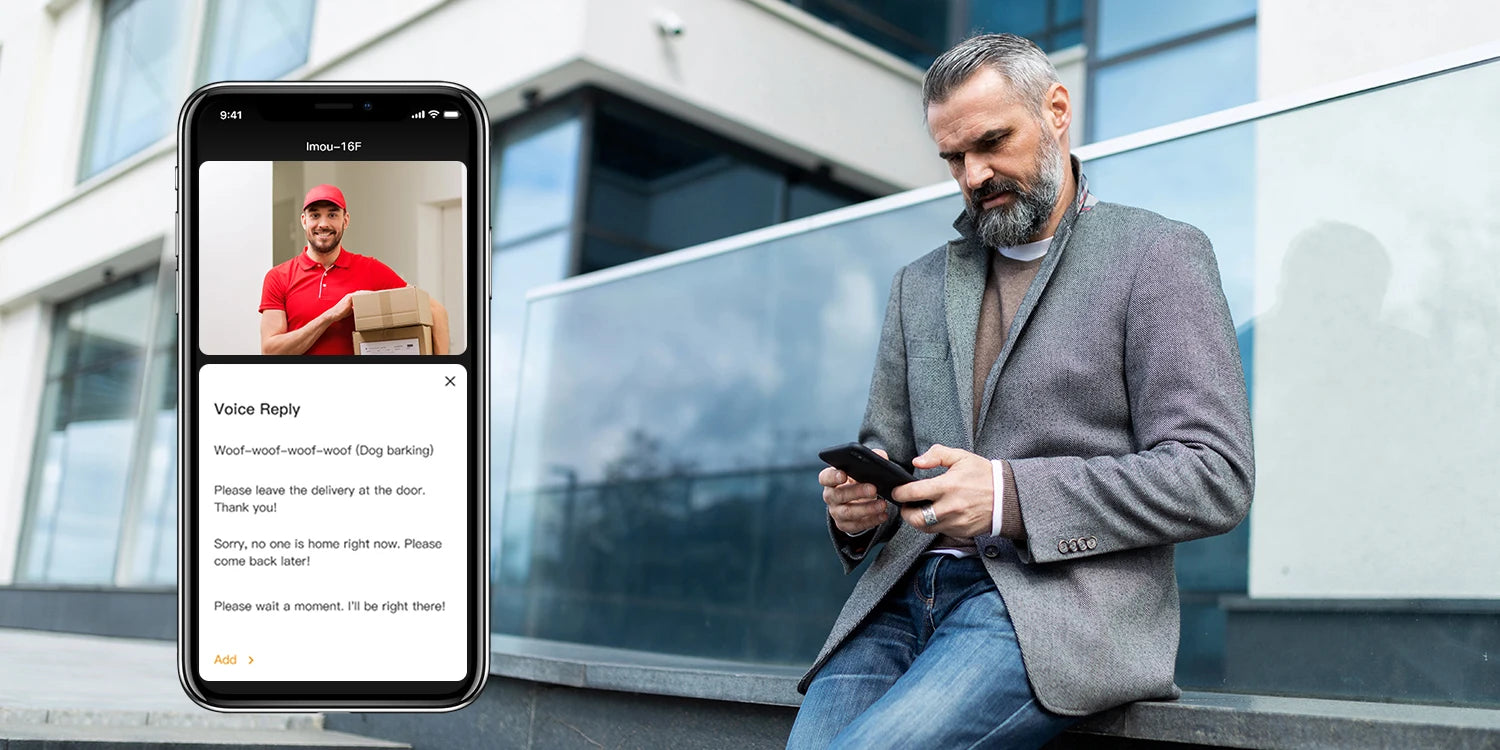 Imou 3MP Slimme Video Deurbel met Chime – Veiligheid Zonder Abonnementskosten