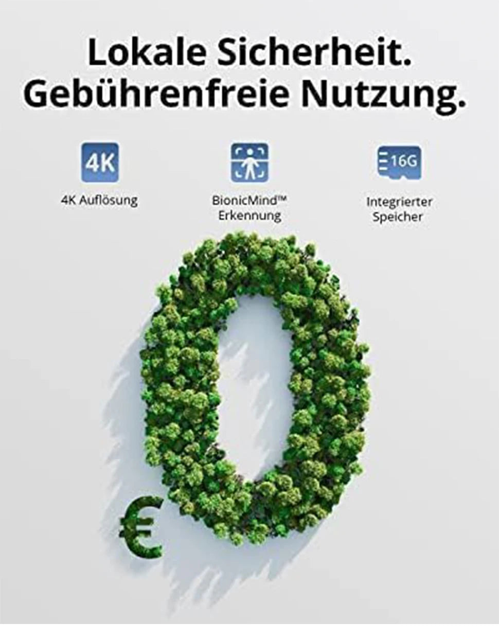 Eufy 8MP AI Beveiligingscamera met Gezichtsherkenning – Quad-Lens | High tech | Kleurennachtzicht | IP66