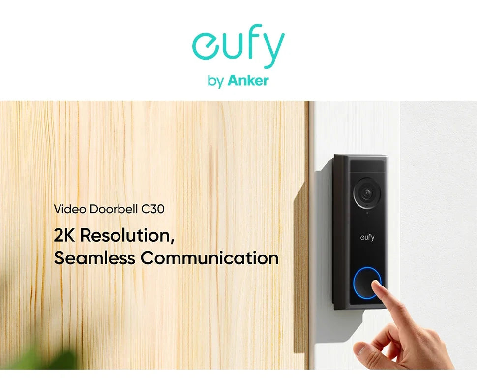 Eufy Video Deurbel | Draadloze Slimme Deurbewaking