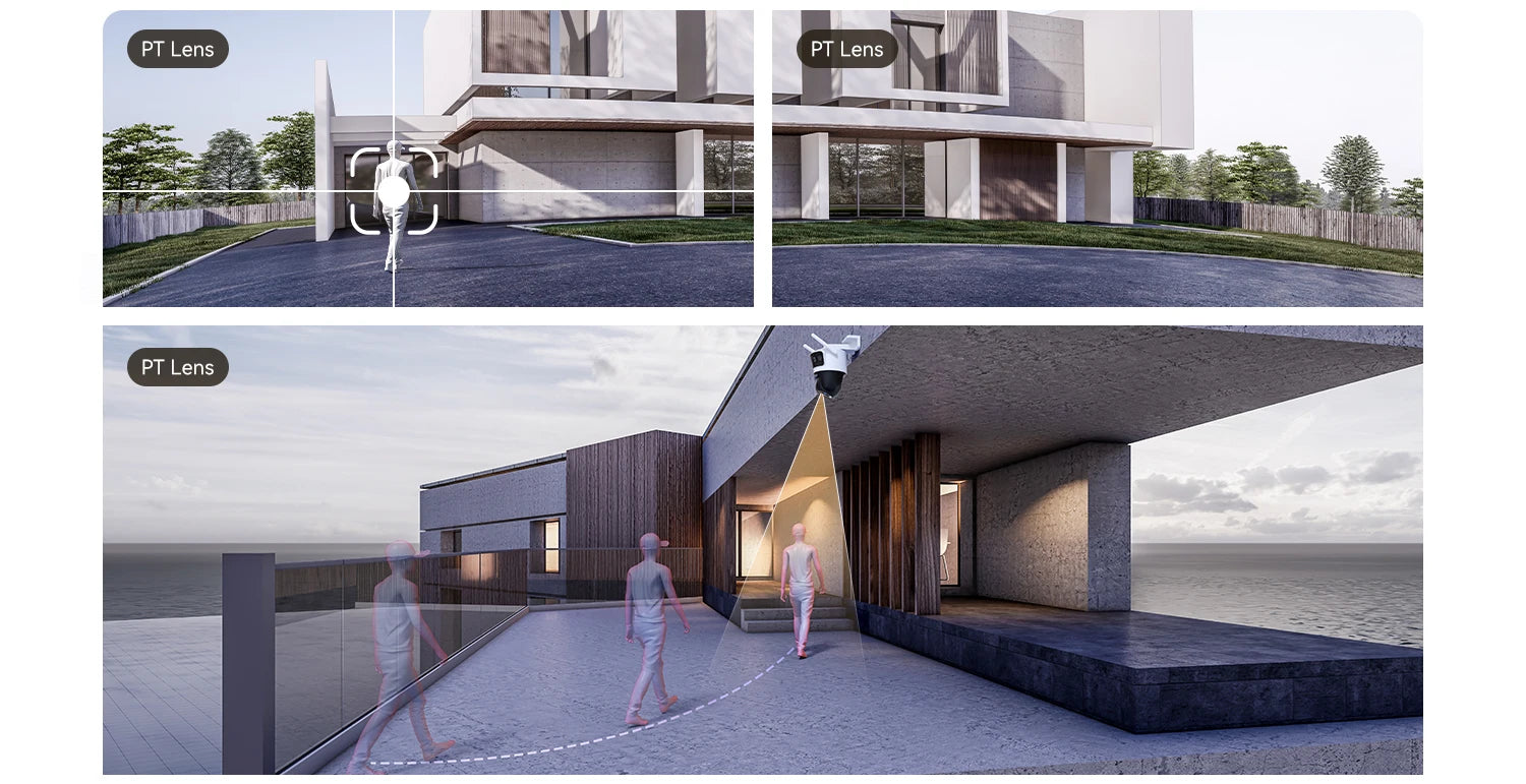 IMOU Cruiser Dual Beveiligingscamera – 8MP Outdoor WiFi Camera met AI Detectie &amp; Nachtzicht