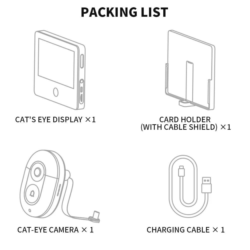 Xiaomi Smart Cat Eye 2 – Slimme Video Deurbel met 5” Display