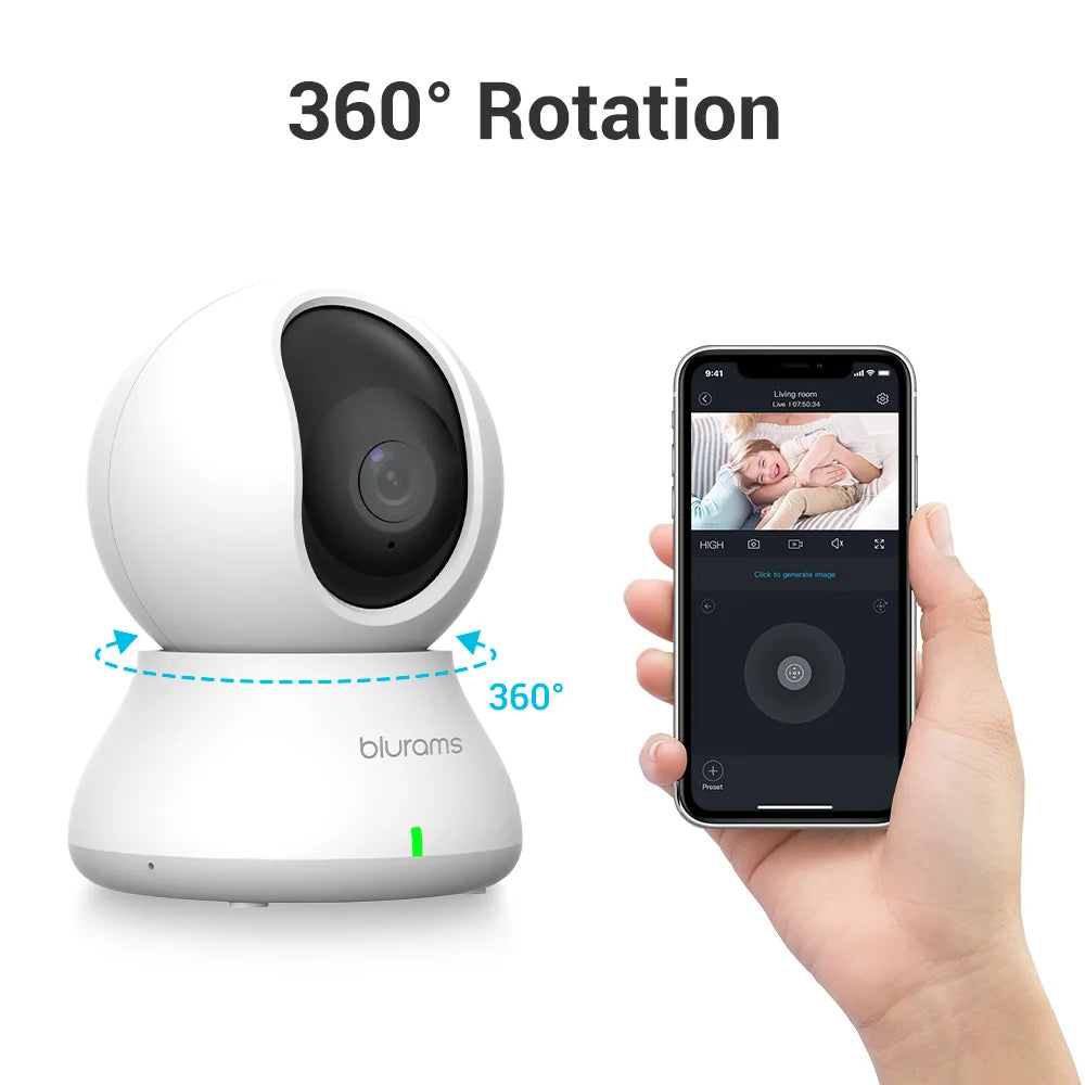 Beveiligingscamera (3MP) – Camera van 24HOMESECURE
